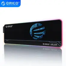 ORICO-alfombrilla grande para ratón LED RGB para Gaming, 2M de codo, Cable de datos USB, alfombrilla para teclado de ordenador, para Overwatch, Pubg, Dota 2