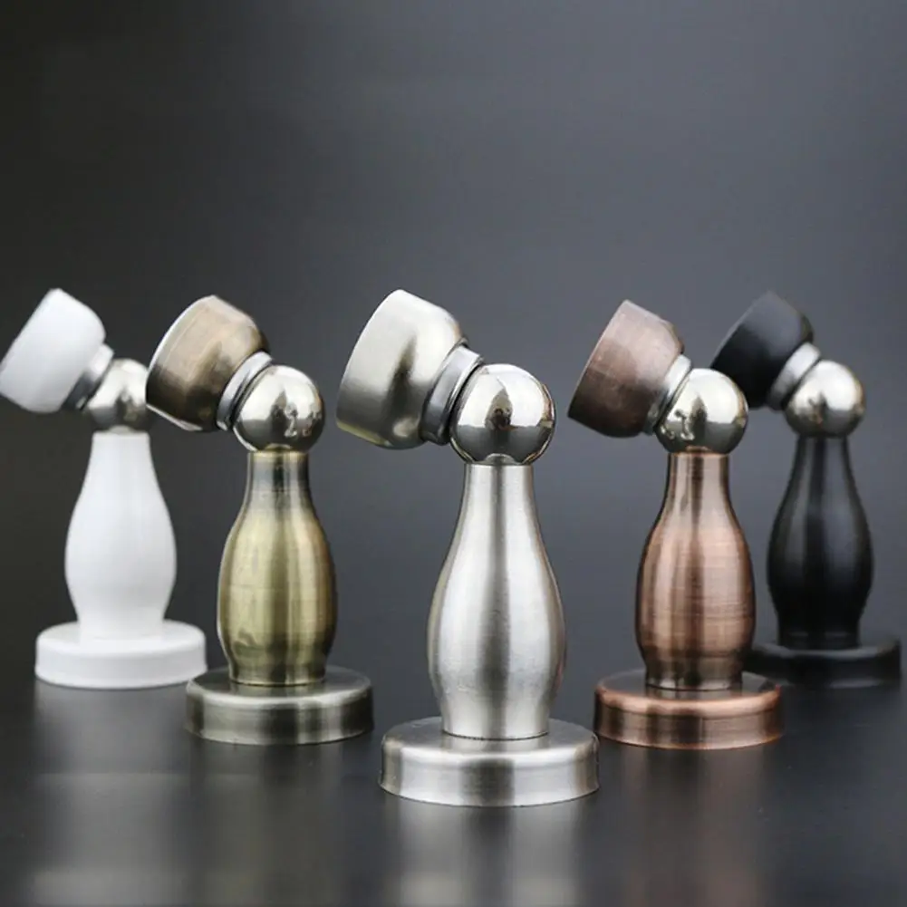 Металлический Ограничитель для двери магнитный с 3 винтами дверной стопор