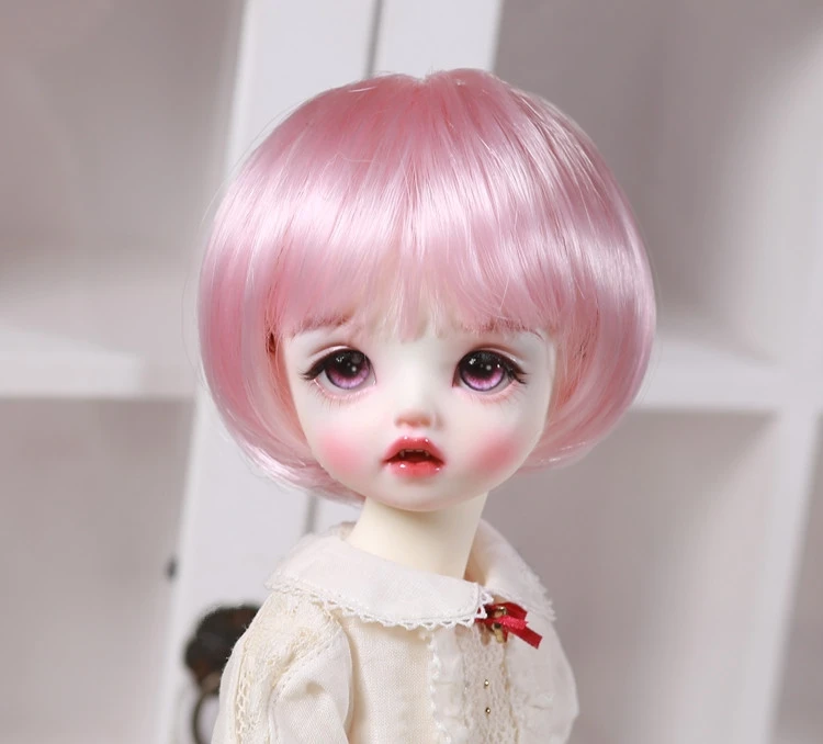 

New Arrival 1/3 1/4 1/6 Bjd SD Short Cool Wig Hair High Temperature Wire BJD Wig Accessories
