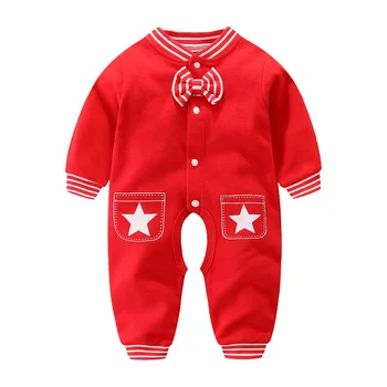 

Newborn Romper jumpsuits Gentleman Spring Long Sleeves Rompers Cotton Baby Clothes for boys girls Outfits Infantil Costume Wear