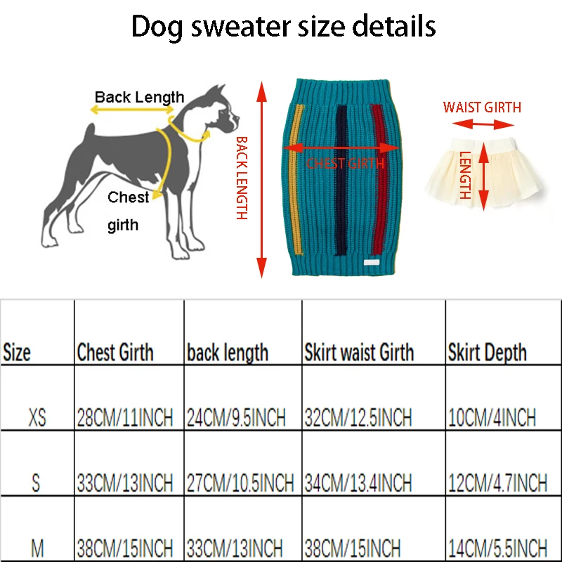 UFBemo комплект юбки и свитера для собак такса Teckle одежда Зимний пуловер Джерси свитера для рождества маленькие собаки щенок домашние животные джемперы