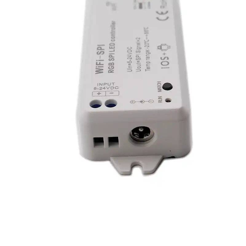 Dc5v 24v Rgb Spi Wifi Led Pixel Strip Controller Support Ws2811 Ws2812b Tm1809 Tm1812 Lpd6803 Ws2801 Ucs1903 Tls3001 Ic Rgb Controlers Aliexpress