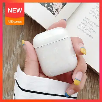 

For Airpods Pro Case Creative Marble Conch Shell Bluetooth For Airpods Bag For Airpod Charging Earphone Silicone Cover Case H9V2