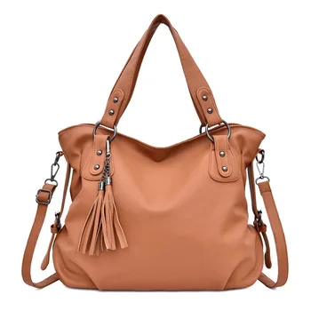 

Spring and summer new handbag solid color middle-aged mother bag trend wild one-shoulder diagonal bag