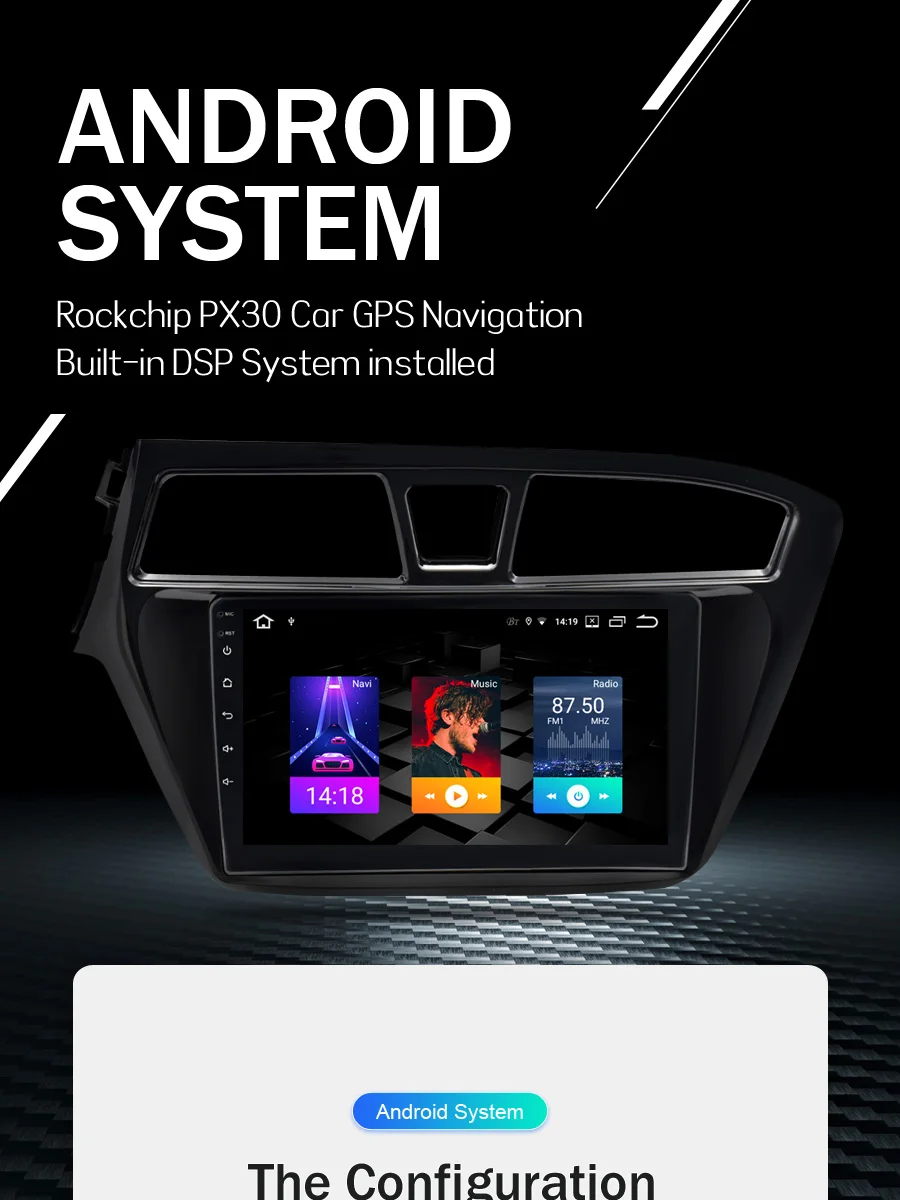 Ips 4G ram Android 9,0 автомобильный стерео радио плеер для hyundai I20- gps навигация Авто wifi FM аудио Bluetooth Мультимедиа
