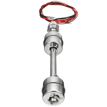 

150mm Stainless Steel Float Switch Water Tank Liquid Level Sensor Double Ball Float Switch Water Tank Flow Sensor