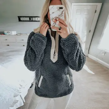 

Womens Winter Teddy Bear Fleece Fur Fluffy Coat Jackets Jumper Outwear OverSize Casual Simple Sell Well