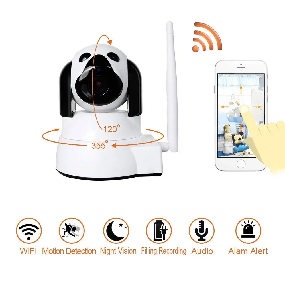 

YYZ100SS-SNB Network Camera Little Dog Baby Mornitor HD Home Security Wifi Wireless Smart Phone Remote Monitoring Machine