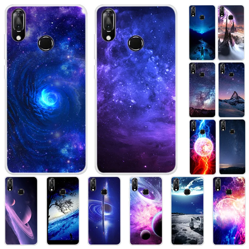 Силиконовый чехол для Vodafone Smart X9 телефона мягкий ТПУ оболочка Etui окрашенная