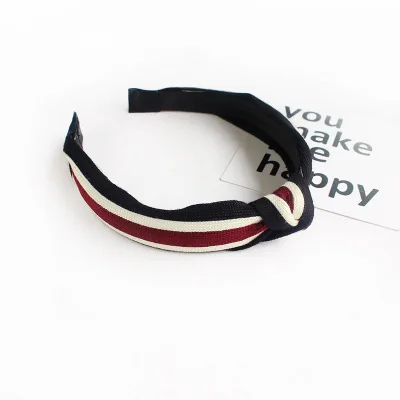 New Products Korean-style Cool Fabric Hair Bands GIRL'S Cool Sports Hair Bands Mixed Colors Knot Hair Band