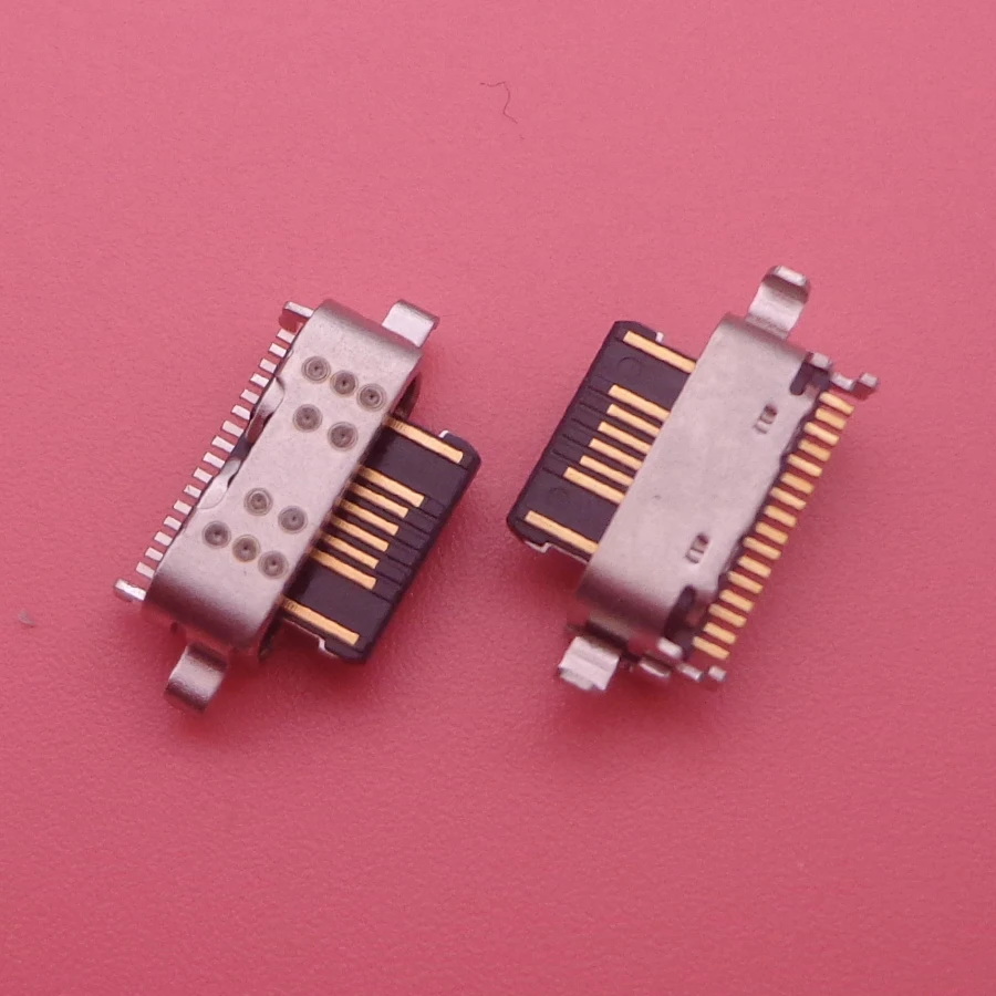 5 Adet Tip C USB arj Yuvas Jack Ba lant Noktas Konekt r Doogee S90 