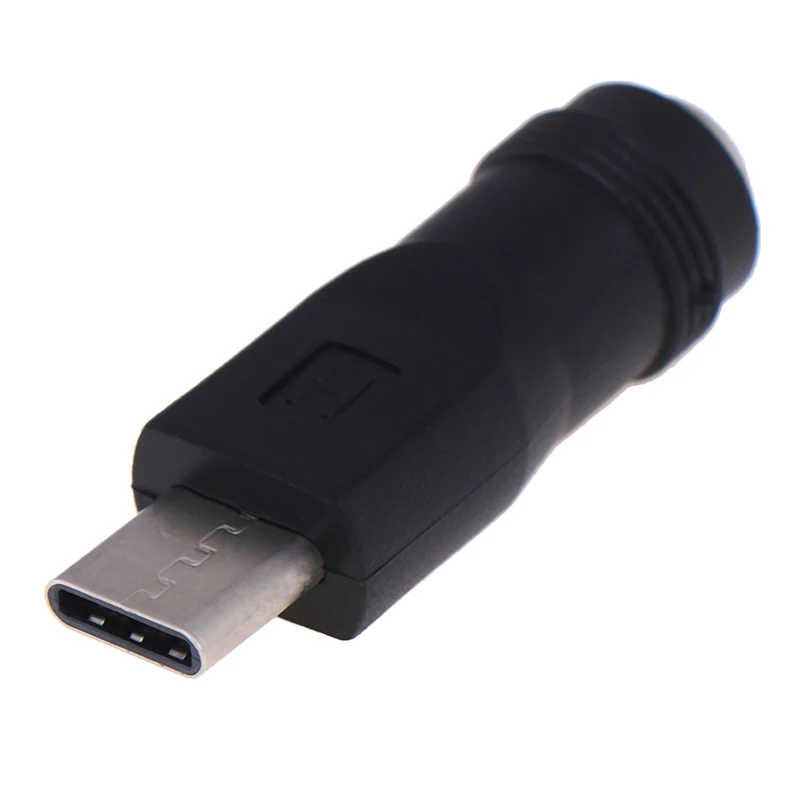 1pcs 5.5*2.1mm Female Jack to Type-C 3.1 Male Plug 90 / 180 Degrees DC Adapter Computer Connector Adapter
