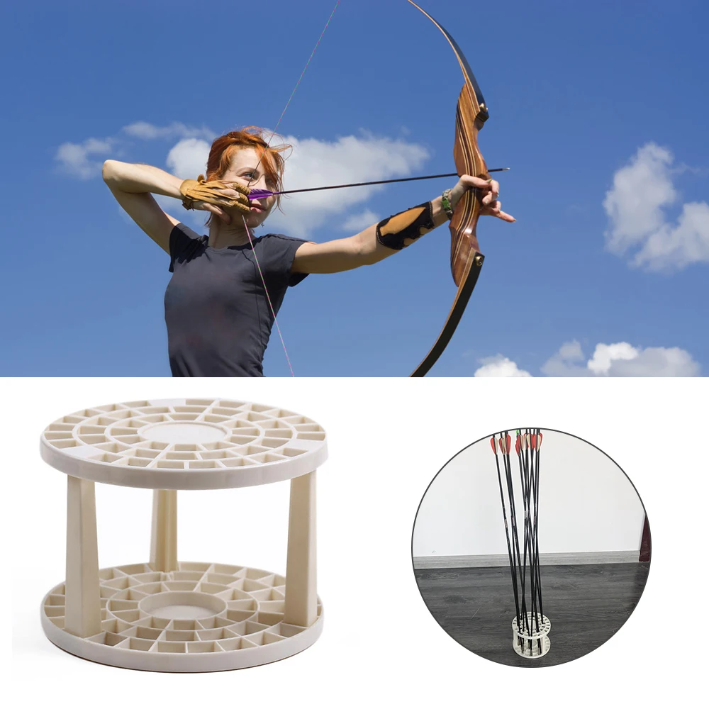 

Practial 49 Holes Store Frame Arrow Support Shelf Insert Arrow Plastic Insert Frame Bow and Arrow Archery Placement Bracket 2019