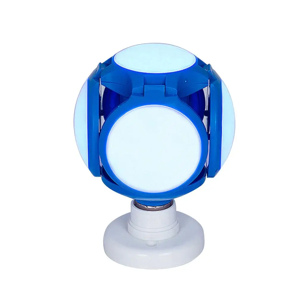 Blue E27 Hanglamp 5 Color Light Football UFO Foot Tile Ultra-bright Indoor Lighting Energy-saving loft Lamp Luminaire Suspension - Испускаемый цвет: Blue