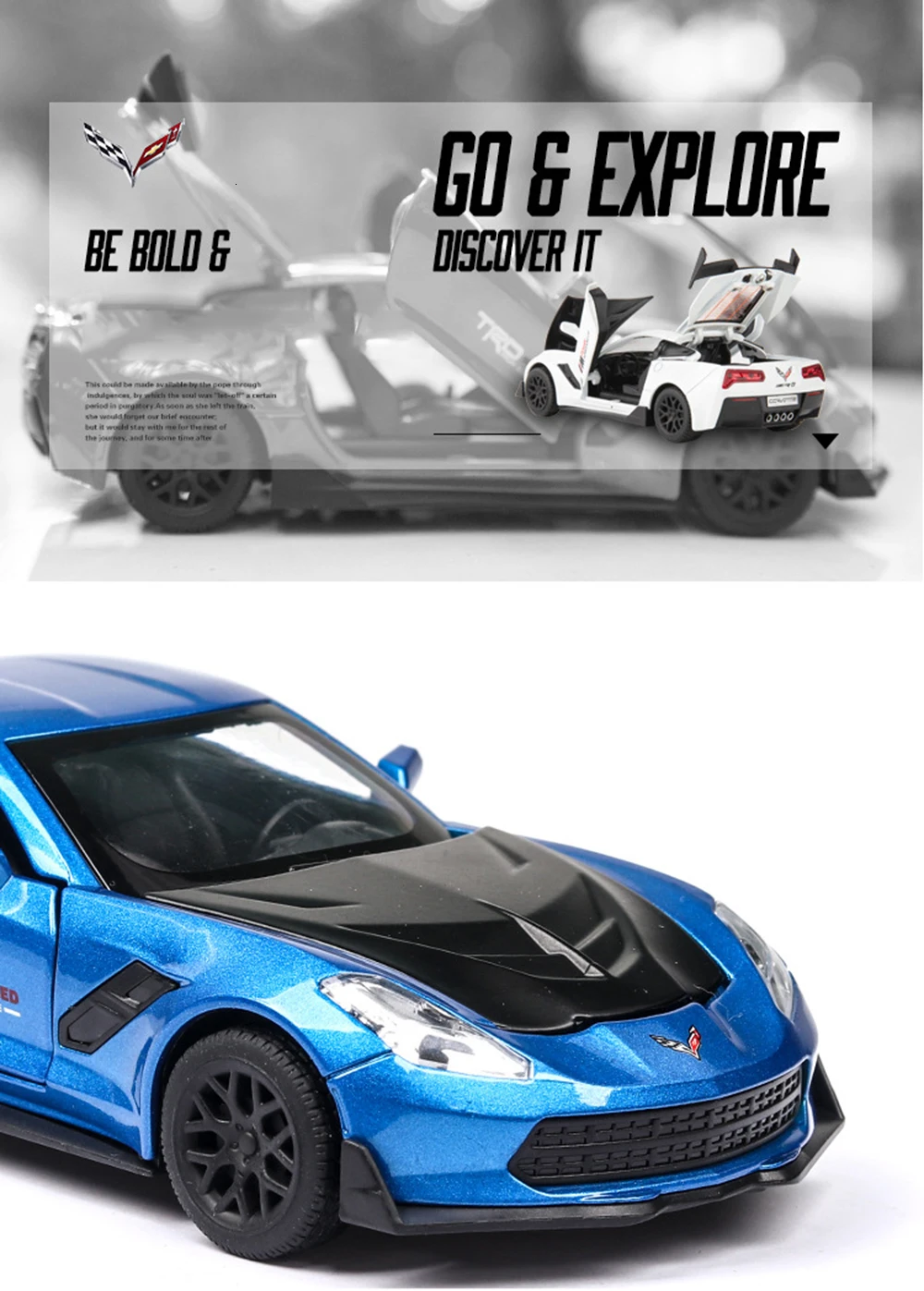 1:32 Corvette supercar музыкальная с подсветкой машина литые игрушечные машинки горячее колесо модель автомобиля металлический корпус