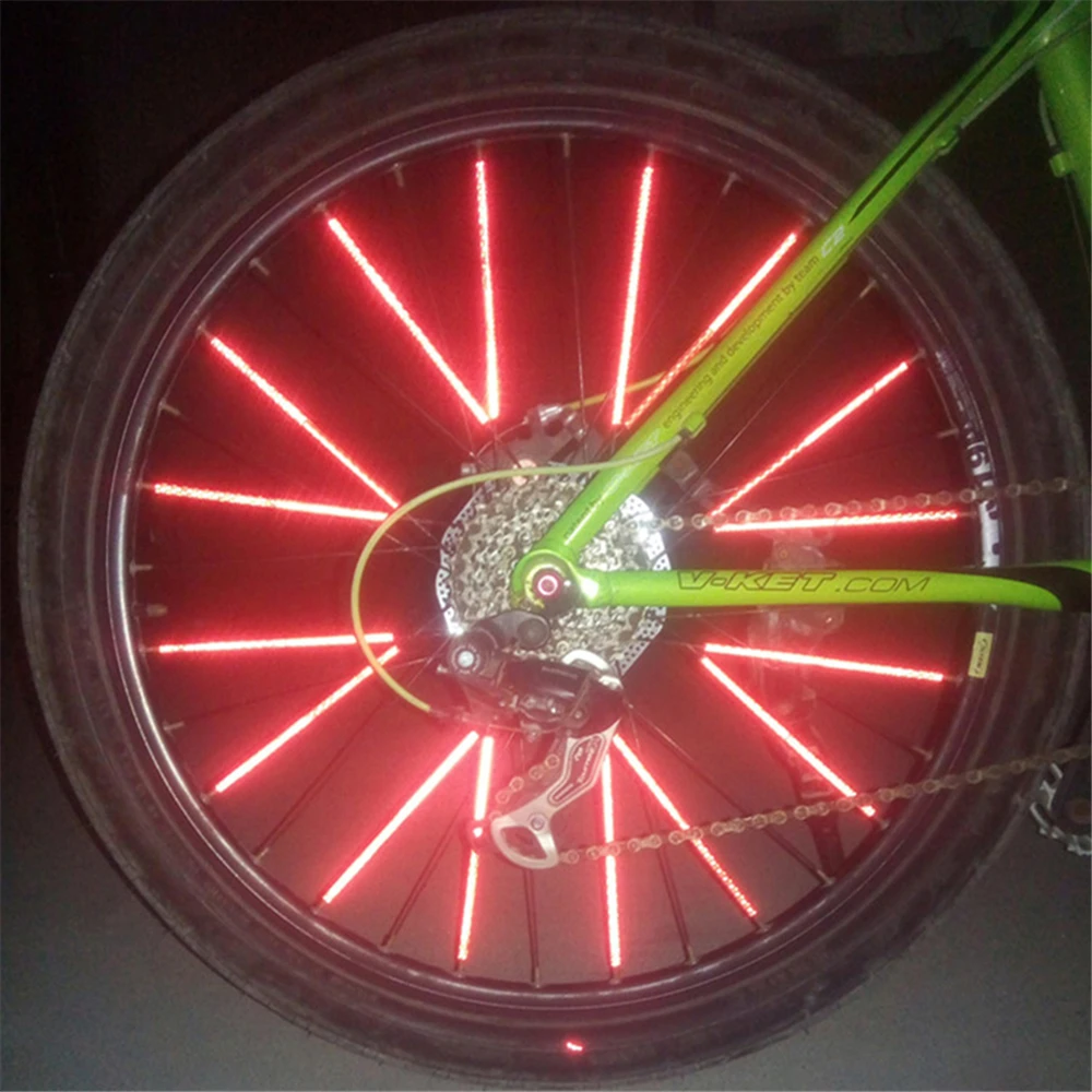 Bike Spoke Reflectors 12 Pack Bicycle Wheel Spoke Reflectors Bike