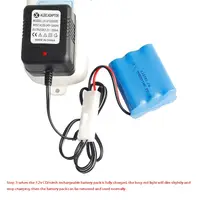 Portable Smart Charger Charging Adapter for 7.2V Ni-Cd Ni-MH Battery with KET-2P Plug for RC Remote Car Toys - Image 2