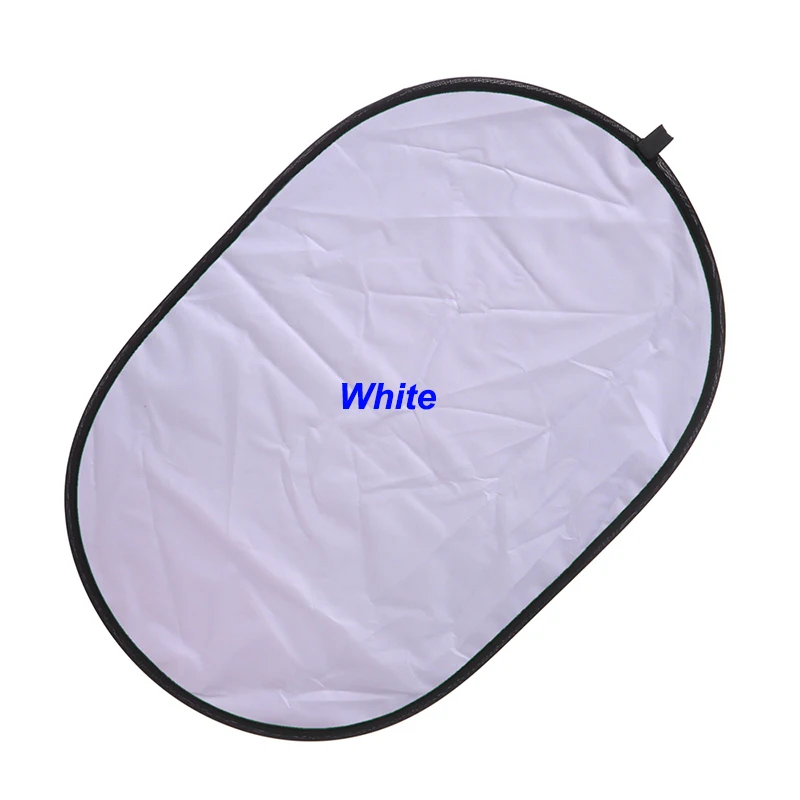disco refletor luz dobrável portátil oval 2