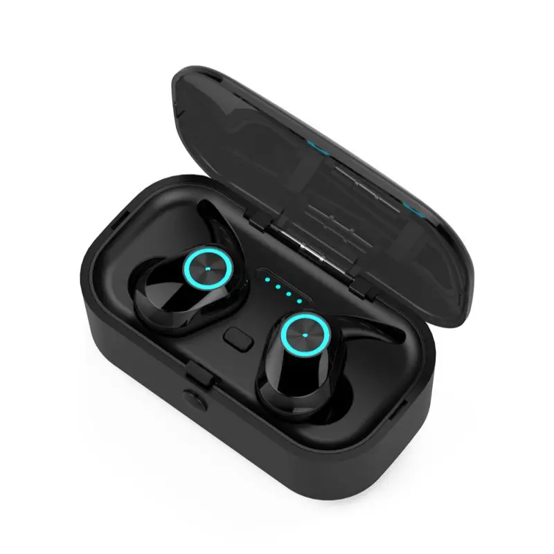 

Wireless Portable Earbuds Headset, Auto Pairing For Bluetooth Headphone With Charging Box