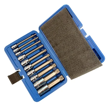 

10pcs Wrench Set Car Repair Tool Sets Spanner Screwdriver Socket Set Combination Professional Tool Kit With Storage Case