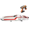 G30E Red Fiber Glass 70KM/H Gasoline Racing ARTR RC Boat 30CC W/ Radio System THZH1182 1