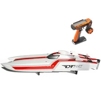 G30E Red Fiber Glass 70KM/H Gasoline Racing ARTR RC Boat 30CC W/ Radio System THZH1182 1