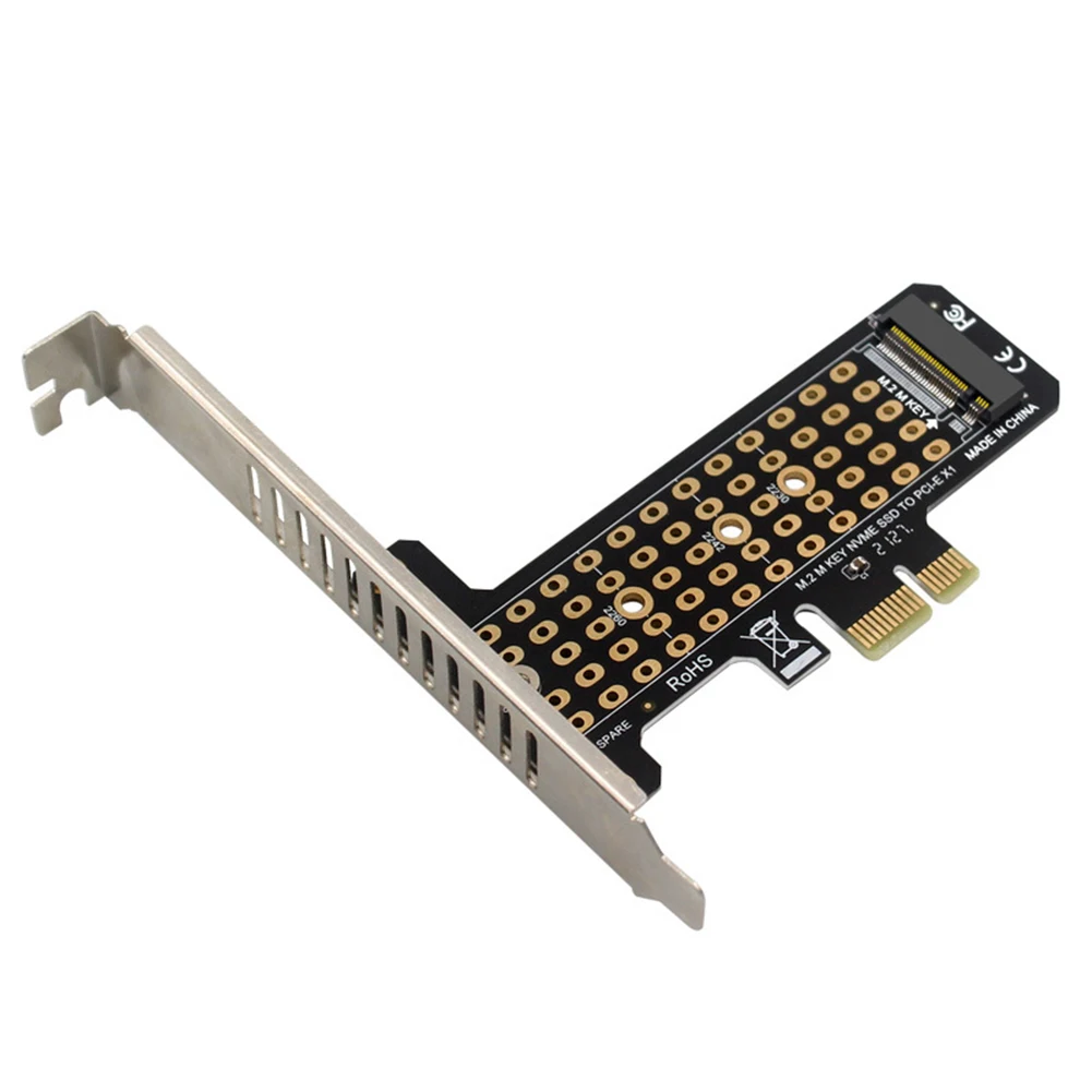 NVMe SSD M.2 PCIe 1x Adapter - PCIe to M.2 Adapter, PCI Express X1 Card Riser Support PCI-E 4.0/3.0 Converter Description Image.This Product Can Be Found With The Tag Names Cheap Computer Cables Connectors, Computer Cables Connectors, Computer Office, High Quality Computer Office