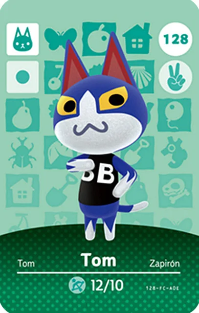 Tia Coco Tom Peck Нана Кармен ролевая игра пересечение животных Amiibo Villager NFC большие карты