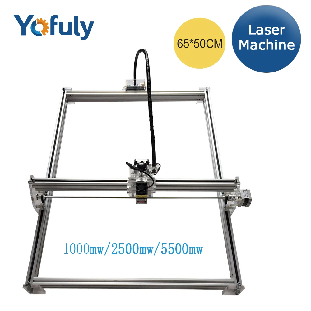 DIY машина для лазерной гравировки лазерный металлический гравер, лазерный станок для резки металла, 65*50 см, большой размер работы машина для лазерной гравировки