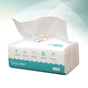 

100 Sheets Facial Towel Non-woven Portable Disposable Removable Cleaning Towel for Girls Women