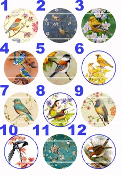 

Handmade Colorful picture Round Glass Cabochons Refrigerator magnet for Necklace Decoration and Phone Chain Accessaries173