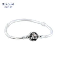 Высокое качество, серебро 925 пробы, браслет на цепочке, браслет для женщин, подходит для самостоятельной сборки, очаровательный бисер, хорошее ювелирное изделие, подарок