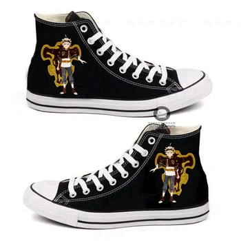 

6 Style Anime Black Clover Asta Noell Silva Cosplay fashion casual High help canvas shoes Cos personality hip hop student shoes