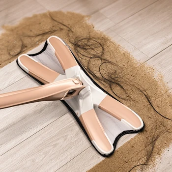 

Congis X-type Microfiber floor mop with 3pcs mop cloth replace Hand-free wash flat mop Manual Extrusion Household Cleaning Tools