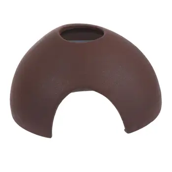 

1 Pc Shrimp Nest Semi-ball Wide Entrances Purple Clay Ornament Underwater Decoration Breeding Nest for Fish Shrimp