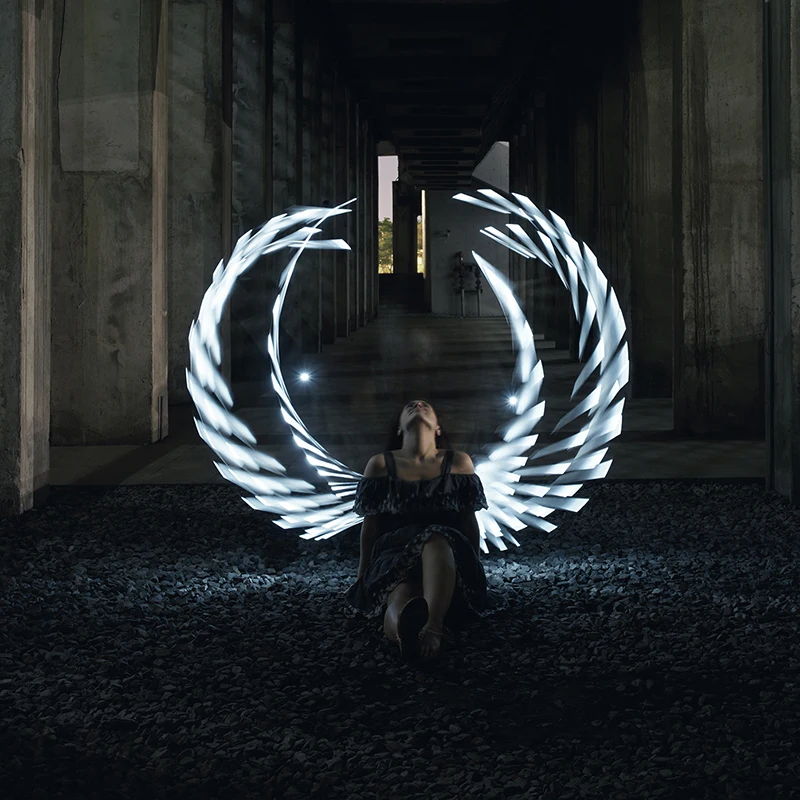 

Светильник вого ножа для длинной экспозиции, фотография, ручная роспись, светодиодная роспись граффити