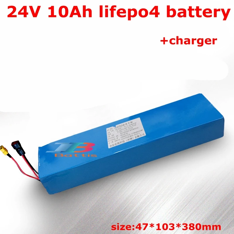 1 шт. батарея 24 В 10ач электродвигатель lifepo4 bms 8s bici Electronica 400 Вт 300 250 мотор для