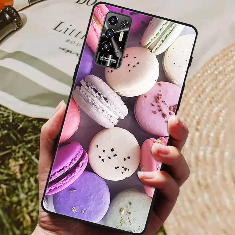 neck pouch for phone For Tecno Pova 2 Case Phone Cover Soft TPU Silicone Back Cases for Tecno Pova 2 Case Pova2 2021 Protective Funda Bumper Hoesje cellphone pouch Cases & Covers