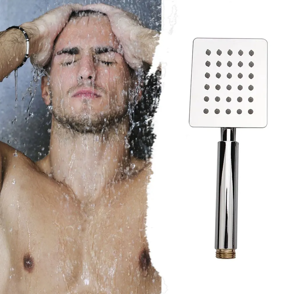 Ultra Thin Durable Use Home Pressurized Shower Head Stainless Steel Shower Mirror Hand Shower Head Bathroom Accessories