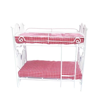 

1:12 Lovely Mini Dolls House Double Layer Mini Dollhouse Furniture Bed Princess Bedroom Doll House Miniatures Home Decor