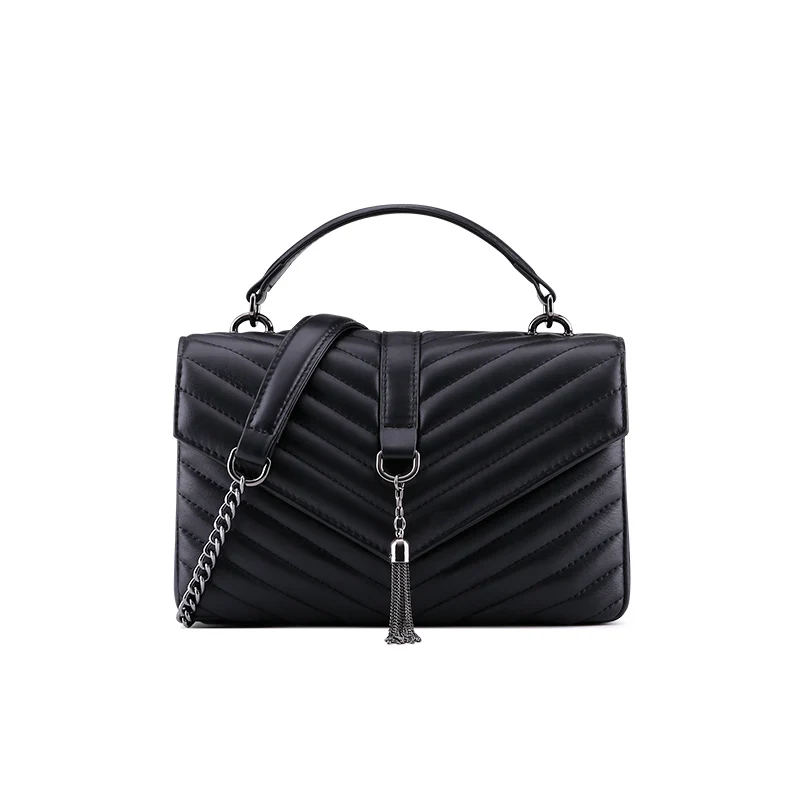 

Luxury Brand Logo Pu Leather Women Chain Shoulder Bags Famous Design Ladies Paris Messenger Vintage Crossbody bags YL Satchels