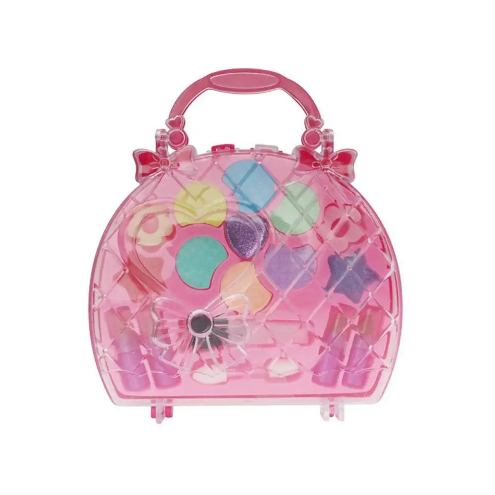 

New Imitation Games Girls Cosmetic Make up Box Kit Toys Set Preschool Environmental Beauty Safety Toy For Children Makeup