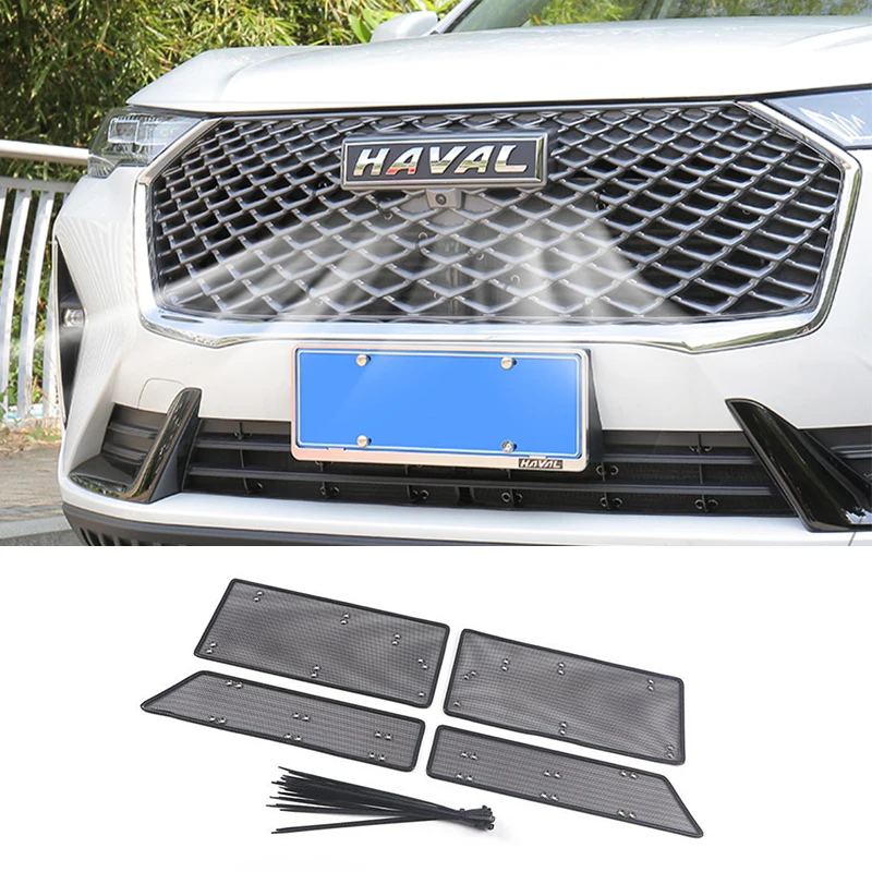 

Car Middle Insect Screening Mesh Front Grille Insert Net Anti-Mosquito Dust For Haval H6 3th Gen 2021 2022 2023 DHT Accessories