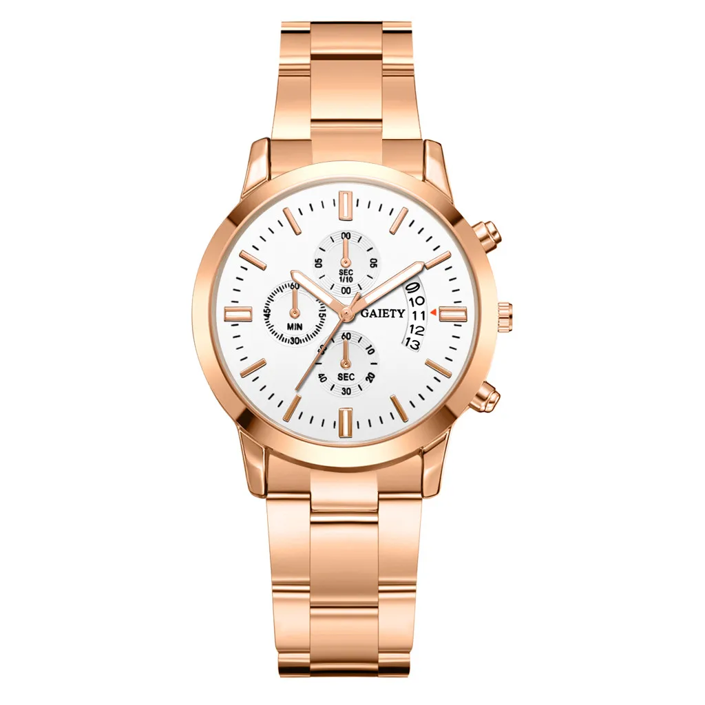 Relogio Masculino новые роскошные мужские модные кварцевые часы с календарем из нержавеющей стали Erkek kol Saati