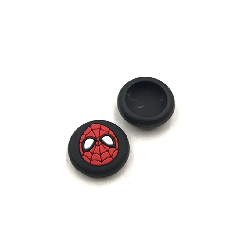 black zhi zhu xia Силиконовый джойстик для пальца NS Joy Con, 200 шт., чехол-накладка, аналоговые колпачки для переключателя kingd, контроллер Ns Joy-con - Цвет: black zhi zhu xia