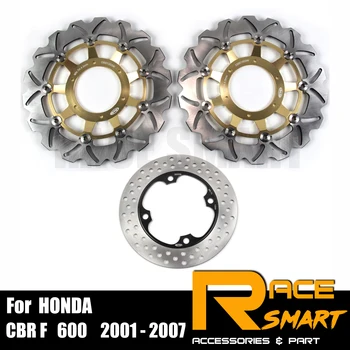 

Floating Motorcycle CNC Front Rear Brake Disk Disc For HONDA CBR F 600 2001 - 2007 Brake Rotors CBR 600F 2002 2003 2004 2005