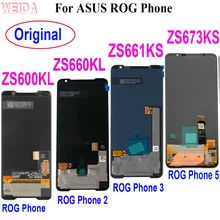 Ensemble écran tactile LCD, pour ASUS ROG Phone 2, 3, 5, ZS660KL, ZS600KL, ZS661KS, ZS673KS, Original=