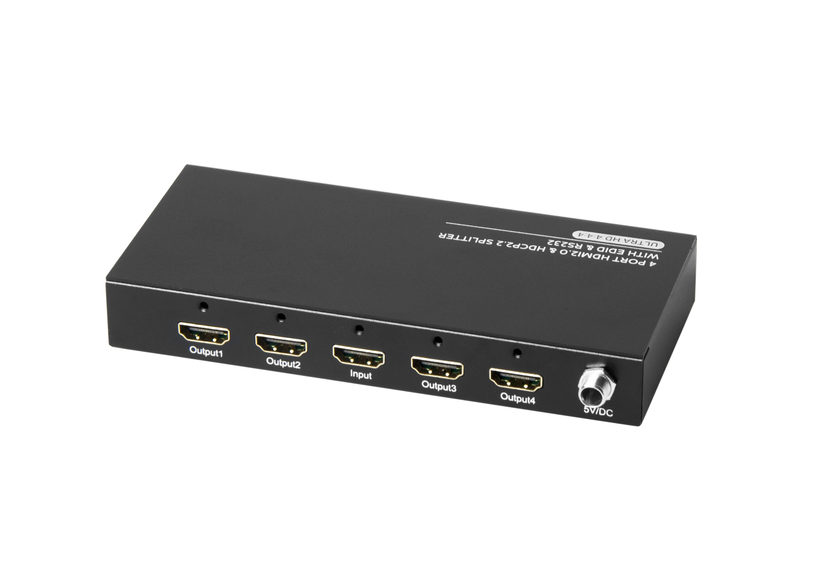 1X4 HDMI2.0 и HDCP2.2 сплиттер с EDID и RS232