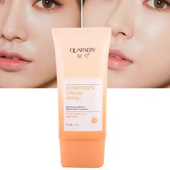Protetor Solar SPF 50 Sun Cream Sunscreen Black Dry Cream Skin Care Repairing Face Waterproof