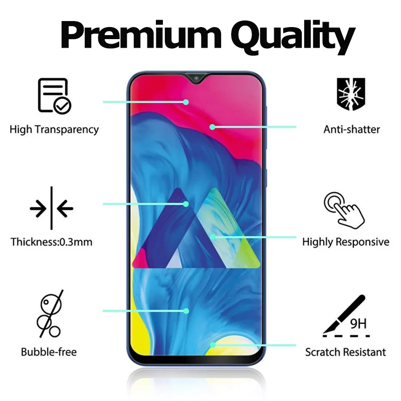 3 в 1 закаленное cтекло Samsung Galaxy A50 A70 A20 A30 kамера защитное для стекло на самсунг а50 а30